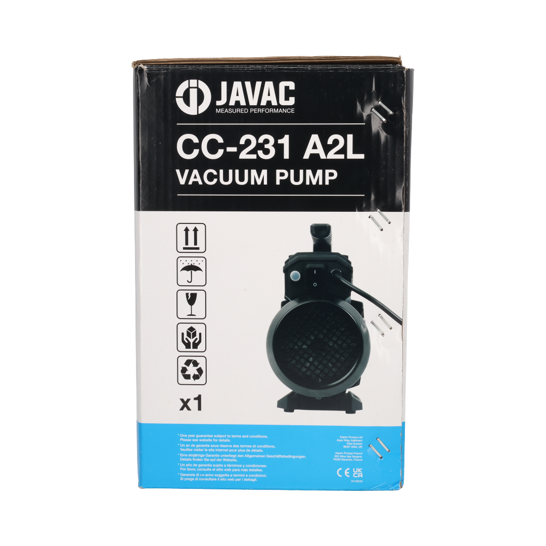 CC-231-A2L 8.9 CFM A2L/A3 Vacuum Pump UK | Javac Edge | Aspen